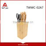 Black Plastic Shark Handle Series 6" Bread Knife thumbnail-3