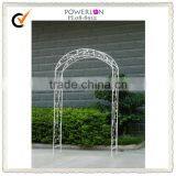 White Shabby Chic Garden Iron Arch thumbnail-1