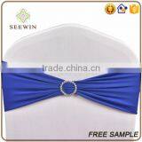 Plaid Colorful Ruffle Chair Sash Band With Plastic Buckle Set thumbnail-6