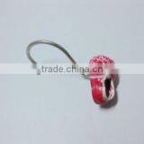 Resin Ocean Pink Shower Curtain Hooks thumbnail-1