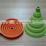 Newest Promotional Kitchen Untensil Tool Silicone Collapsible Funnel thumbnail-2