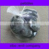 Wholesale Black Polished Natural Pebble for Garden Decor thumbnail-1