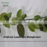 SJZJN 2562 High Quality Evergreen Decoration Artificial Hanging Leaves thumbnail-1