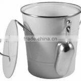 Metal Pet Food Bucket With Stianless Steel Rim thumbnail-1