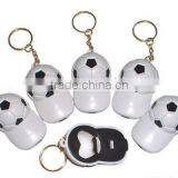 New Style Promotional Football Cap Hat Shape Bottle Opener With Keychain thumbnail-1