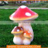 Best Sale Lovely Shape Durable Resin Material Mushroom Decorations thumbnail-5