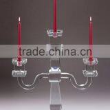 Wholesale Glass Candelabras for Weddings Centerpiece, Glass Candle Holders for Candelabra thumbnail-1