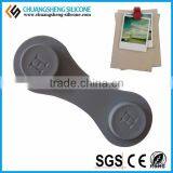 Silicone Magnetic Clips, Magnetic Badge Clip, Rubber Plastic Badge Clip thumbnail-1