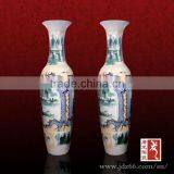 Hand Painted Home Goods Decorative Tall Porcelain Large Floor Vases thumbnail-1