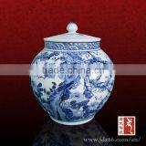Antique Chinese Porcelain Jar Blue and White thumbnail-1