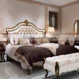 BISINI New Classic Luxury Wooden Carved Bed Designs thumbnail-2