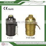 Plastic Screw Electric Light Holder/lampholder With Chain E26 E27 thumbnail-2