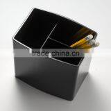 Best Selling High Quality Office Large Three-Tiered Pencil Cup, Black thumbnail-2