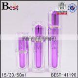 15ml 30ml 50ml Bottle Special Triangle Shape Gold Color Acrylic Body Lotion Bottle With Pump thumbnail-2