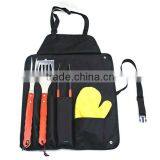 BQ-0009 / 4 Pcs Wooden Handle Bbq's thumbnail-1