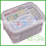 2016 new design plastic rattan plastic medical first aid storage box/organizer/kit/case for home workplace car