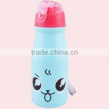 450ML Carton Plastic Sport Water Bottle With Straw thumbnail-4