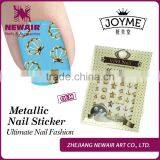 2016 Nail Art Supplies Girl Top Designs Sticker Metalic Nail Decals thumbnail-1