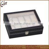 10 slots PU leather men watch box