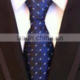 HDYF-7 Men's Woven Jacquard Polyester With Flower Customised Design Neck Tie thumbnail-1
