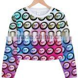 Crop Top Sweatsirt With Your Design. No Minimum. Real Factory. 3-5 Days Production thumbnail-6