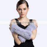 CX-A-68C Women Fashion Winter Warm Genuine Mink Fur Leather Golves thumbnail-2