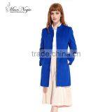 Fashion Jacket Winter Woman Long Winter Coat and High Collar Wool Coat Suit Coat Ladies Office Wear