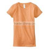 Wholesale Price Fashion Scoop Neck Custom Design Blank Cotton Women t Shirt thumbnail-3