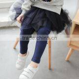 S60651B Baby Girl Culottes Leggings Gauze Pants Party Skirts Bowknot Tutu Skirts thumbnail-2