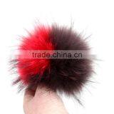 Myfur Colorful Cusomized Dyed Raccoon Fur Pom Poms thumbnail-1