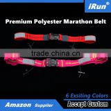 Easy Lock Clasp Tri-Belt All Size Ready Race Number Belt for Marathon/Halfmarathon/Triathlon - Amazon/eBay Supplier - 6 Colors