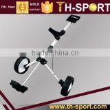 Super Light Foldable Aluminum Hand Golf Trolley thumbnail-4