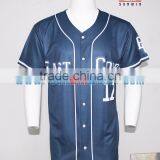 OEM Blank Designer Baseball Jersey Men Casual Black Baseball Organic Tee Shirts thumbnail-4