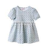 Summer Boutique Girl Printed Clothing Cotton Cinched Waist Baby Dress New Style thumbnail-1