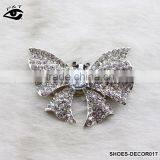Fashion Decorative Rhinestone Clips for High Heel Shoes Bow Rhinestone Shoe Ornament thumbnail-1