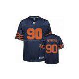 Chicago Bears 90 Julius Peppers Dark Blue Jerseys thumbnail-1