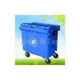 High Quality 660L Plastic Commercial Wheels Waste Container for Street