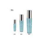 Blue Acrylic Cosmetic Plastic Bottles Lotion Pump Bottles 50ml thumbnail-1