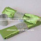 Apple Green Satin Napkin and 100% Polyester Napkin