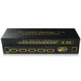 4k HDMI 1x4 Splitter With Extra Audio Out Full 3D