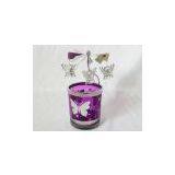 Glass Cup Windmill Candle Holder thumbnail-3