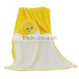 High Grade Coral Fleece Yellow Egg Design Baby Rolling Blanket thumbnail-5