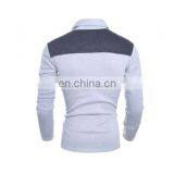 China Supplier 2016 New Men's Stylish Long Sleeve T-shirts Slim Fit Casual Polo T-shirts Tops thumbnail-4