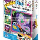 DIY Sticky Tissue Paper Crafts for Kids