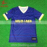 Healong Free Design Custom White Sublimation Gym Striped Distressed T Shirt Cotton 100% Men Polo T-Shirt thumbnail-1