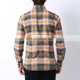 T-MSS533 Slim Fit Designer Check Wholesale Flannel Shirt for Men thumbnail-3