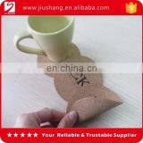 Custom Heat-resistant Round Shape Plain Cork Coaster