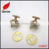Factory Supply 14mm Rose Gold Magnetic Button With Rivet thumbnail-3