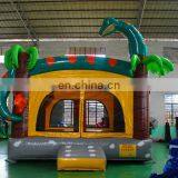 Palm Theme Dinosaur Bouncy Castle, Kids Inflatable Bounce Castle for Riding thumbnail-7