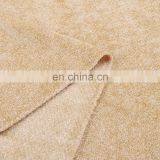 Light Yellow Acrylic High Quality Blanket Jacquard Knitted Blanket With Tassels thumbnail-4